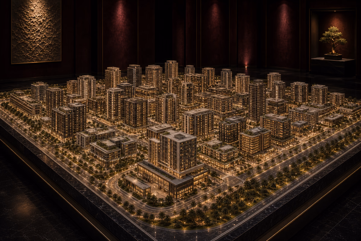 Barsha Heights district artwork