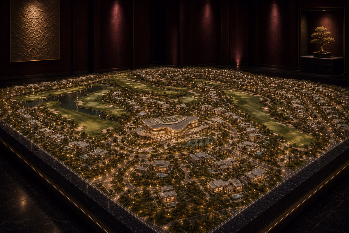 DAMAC Hills district artwork