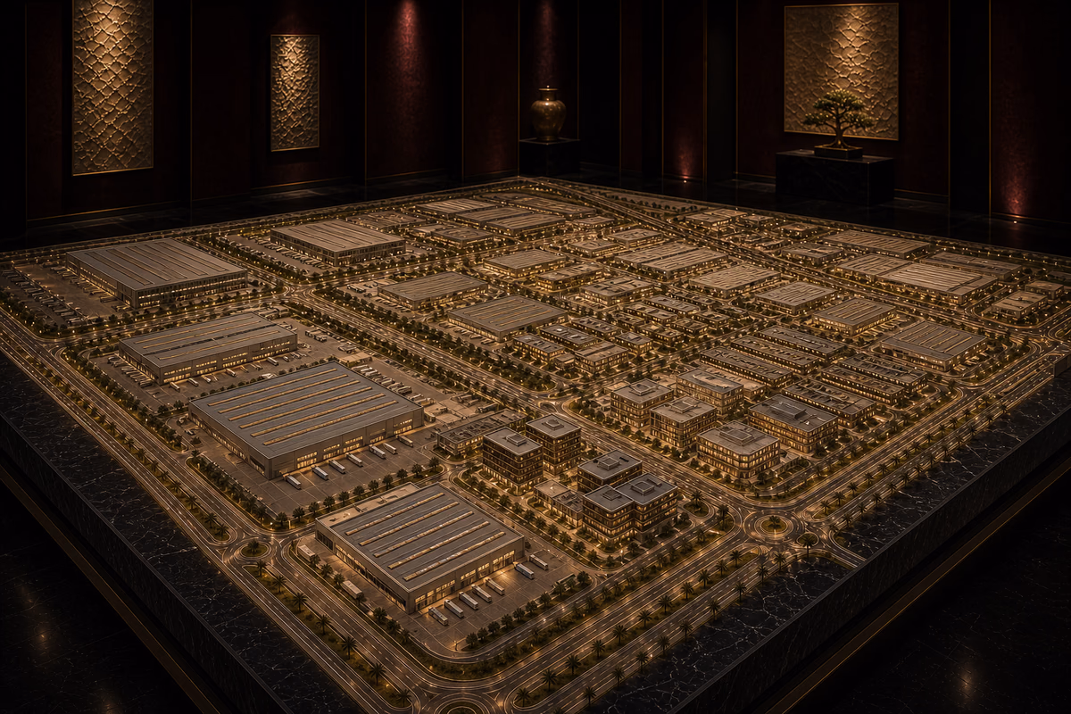 Dubai Investment Park First district artwork