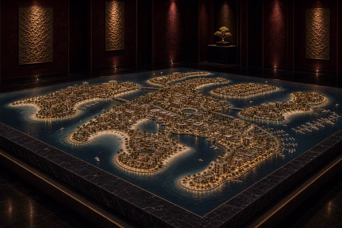 Dubai Islands district artwork