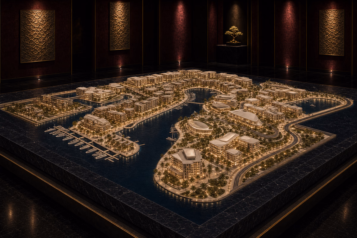 Jaddaf Waterfront district artwork