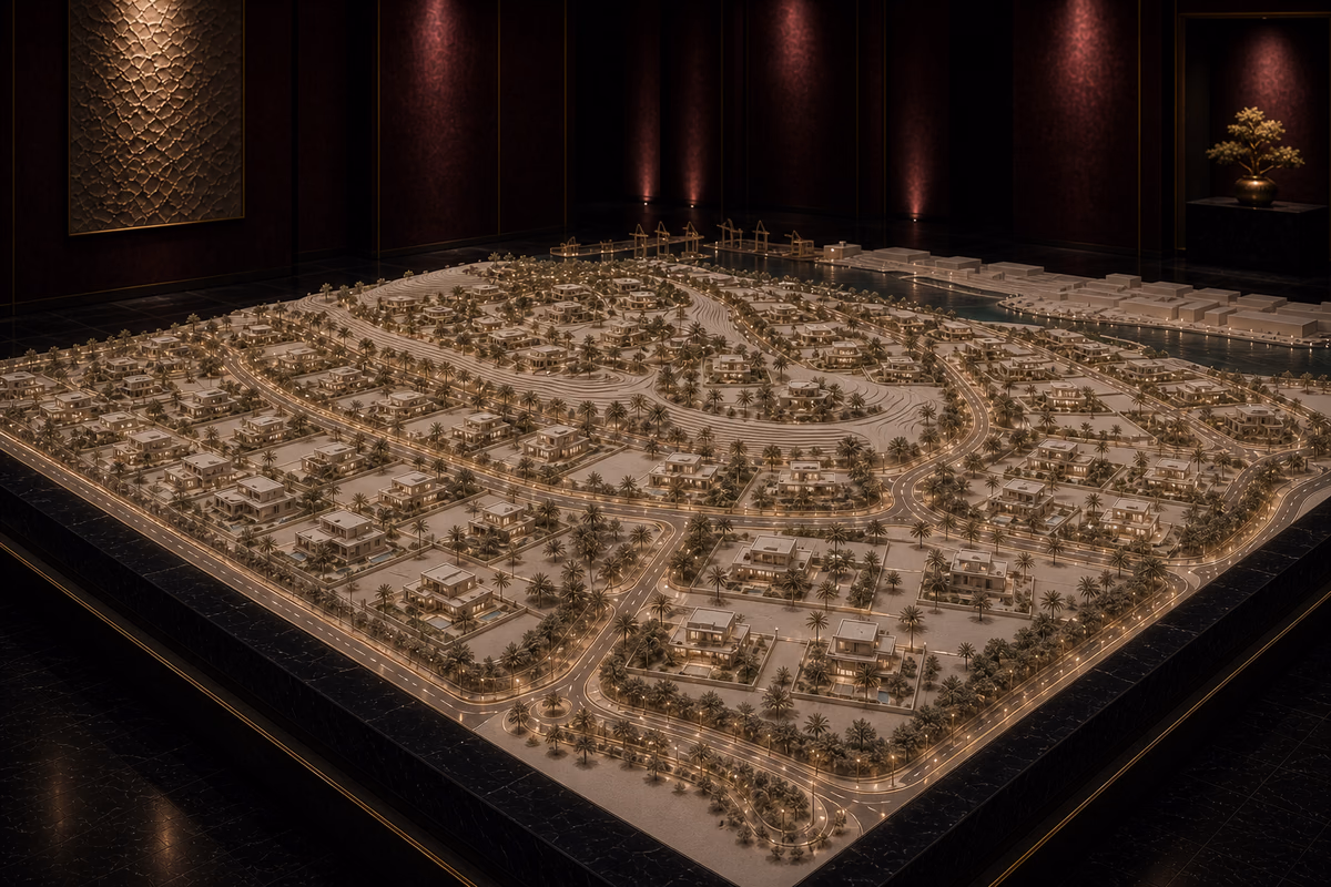 Jebel Ali Hills district artwork