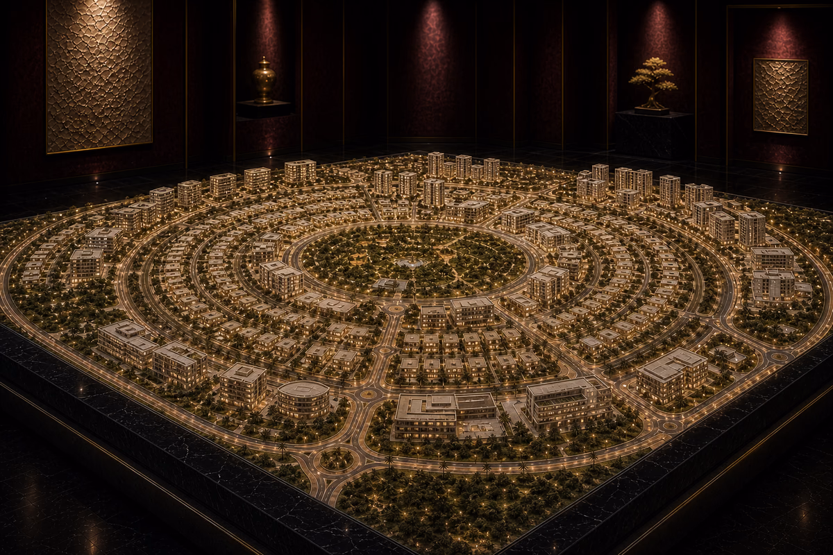 Jumeirah Village Circle district artwork