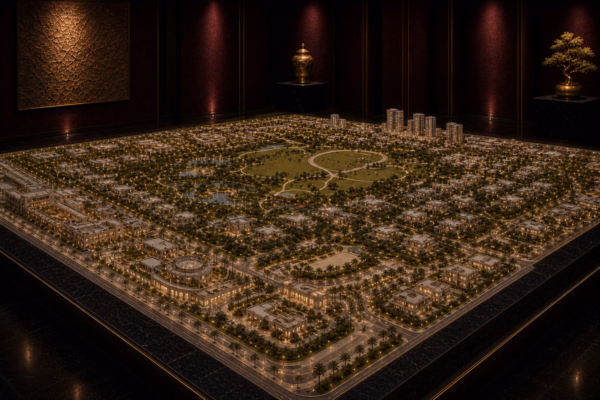 Nad Al Sheba First district artwork