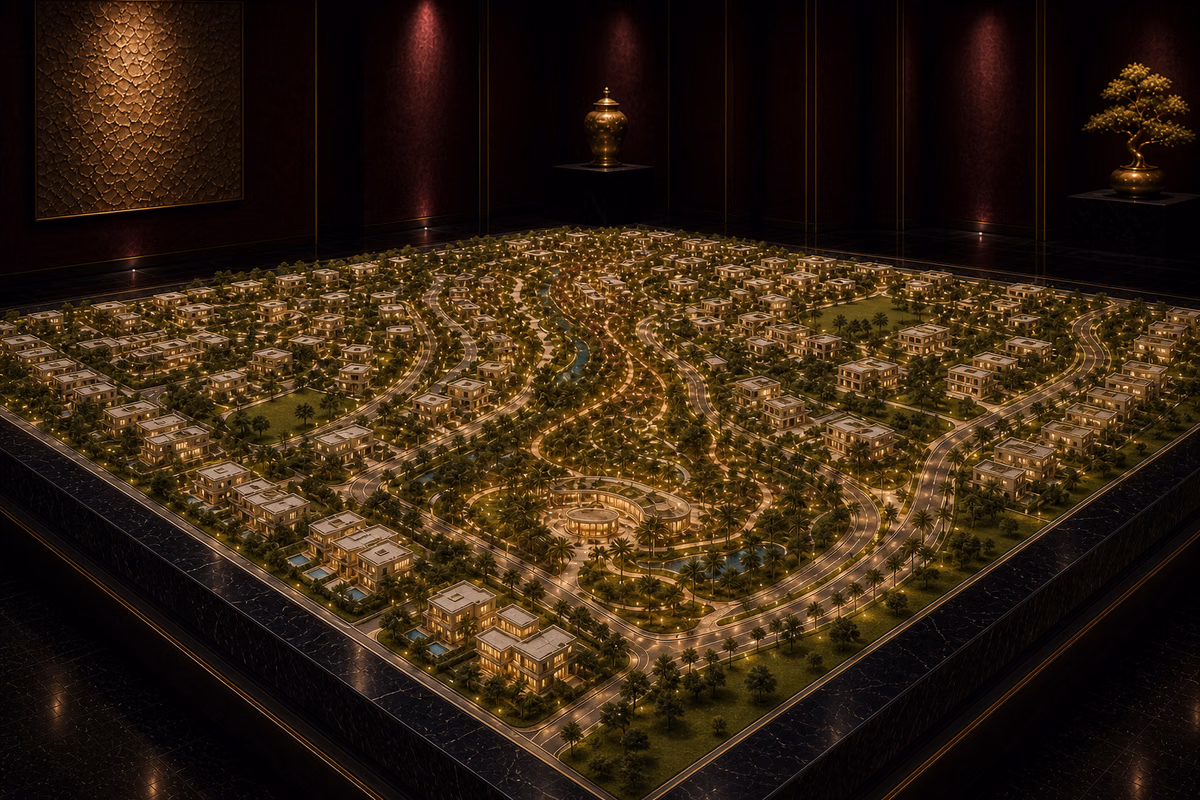 Nad Al Sheba Gardens district artwork