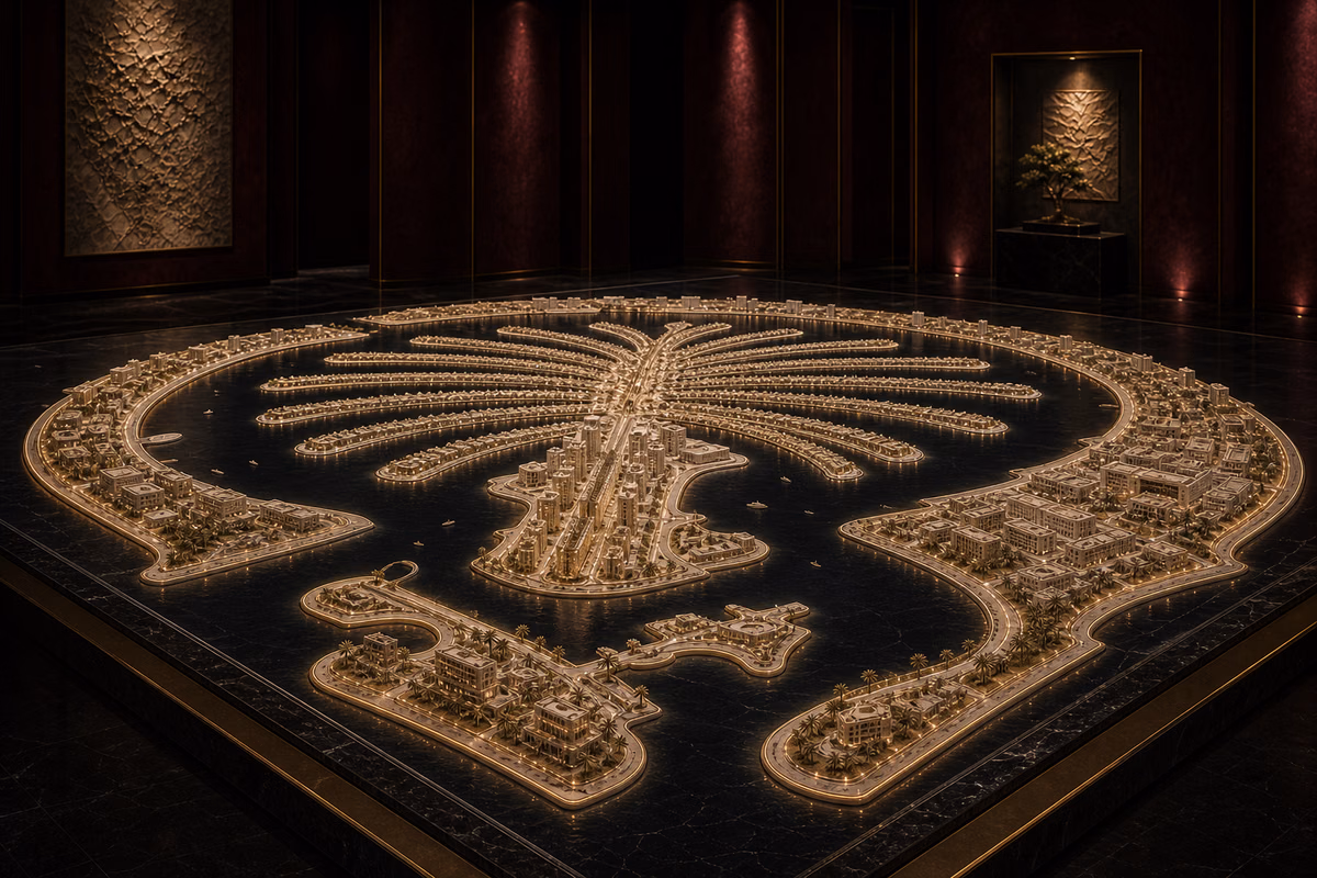 Palm Jumeirah district artwork
