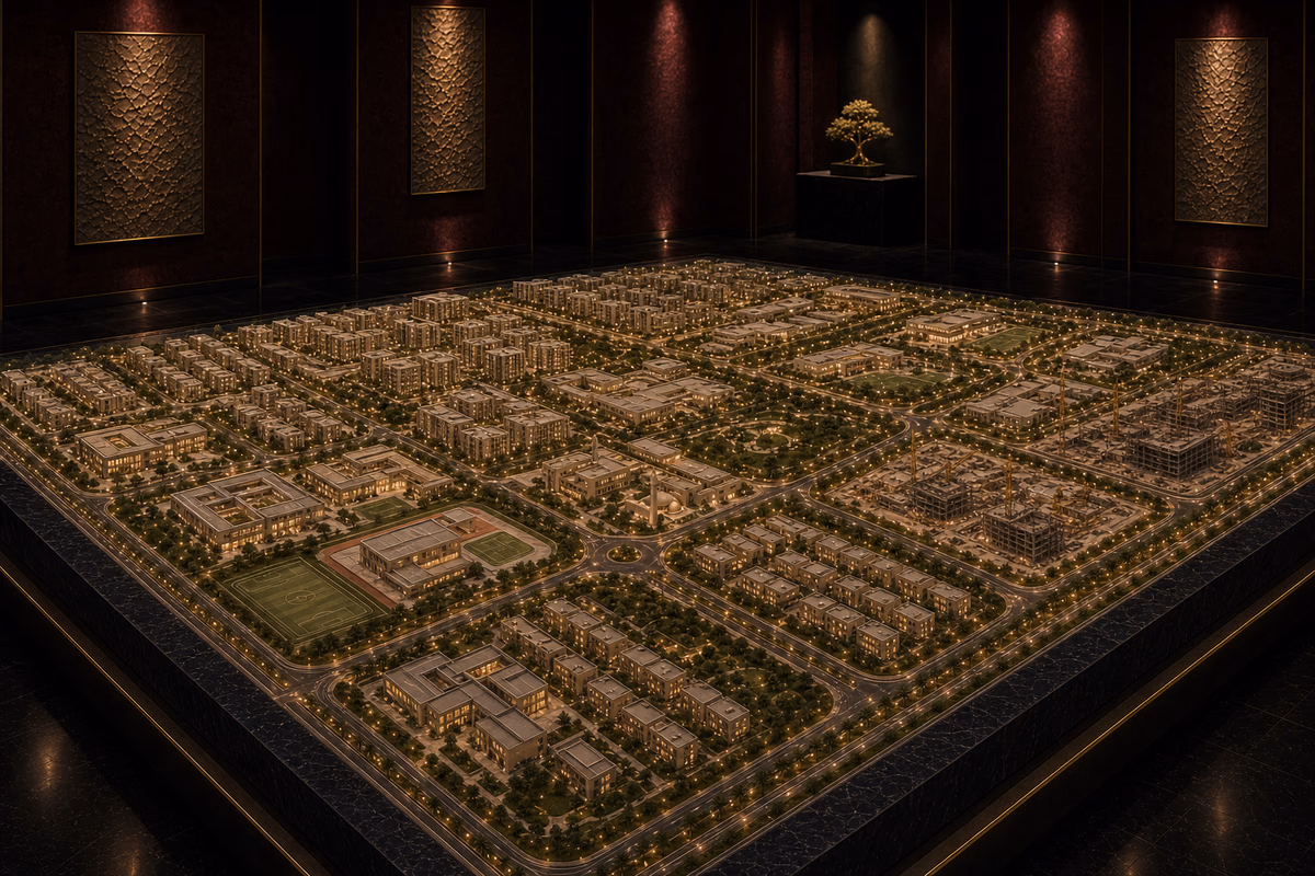 International City 2/3 / Warsan 4 district artwork
